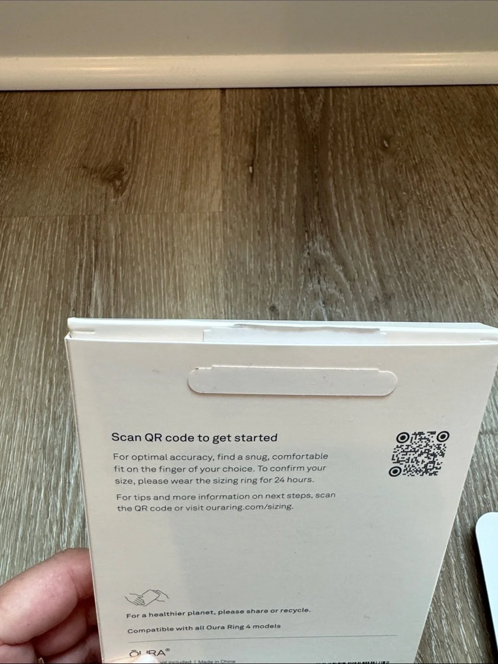 Oura Ring 4 Sizing Kit — White Sizing Set excellent condition
